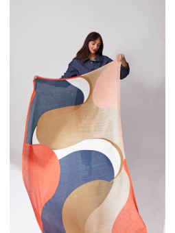 Foulard Fusion Kaki Mapoésie