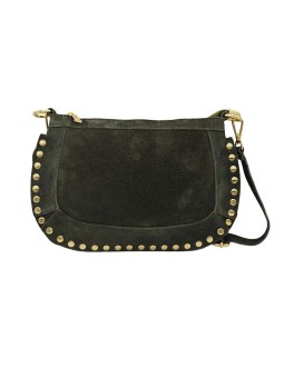 Soleil Chic Pochette Bandouliere Cloute Nubuck Kaki