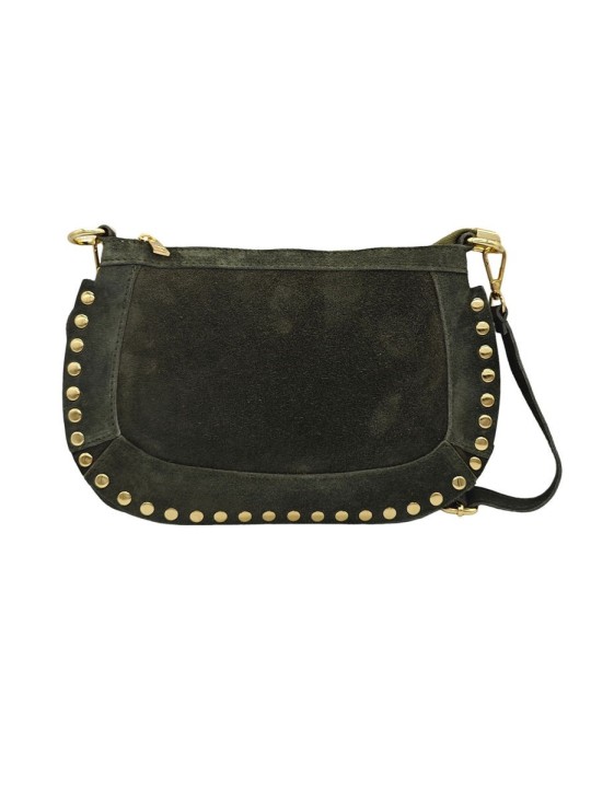 Soleil Chic Pochette Bandouliere Cloute Nubuck Kaki