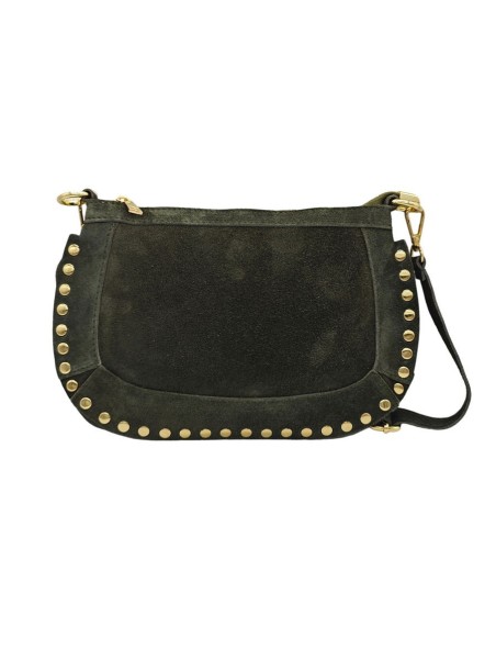 Soleil Chic Pochette Bandouliere Cloute Nubuck Kaki