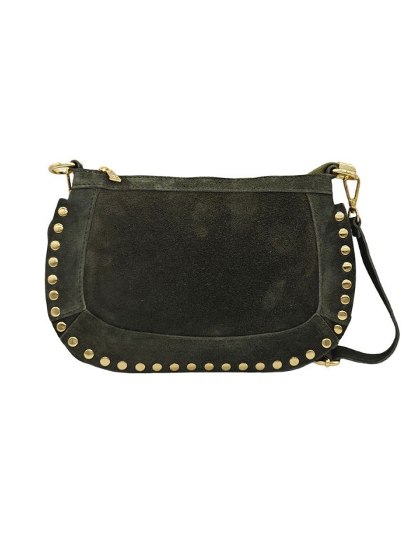 Soleil Chic Pochette Bandouliere Cloute Nubuck Kaki