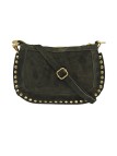 Soleil Chic Pochette Bandouliere Cloute Nubuck Kaki