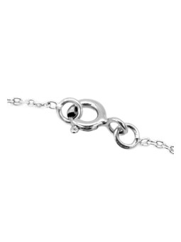 Bracelet Simple Petite Anneau Martelé Argent Massif 925 TheWan