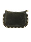 Soleil Chic Pochette Bandouliere Cloute Nubuck Kaki